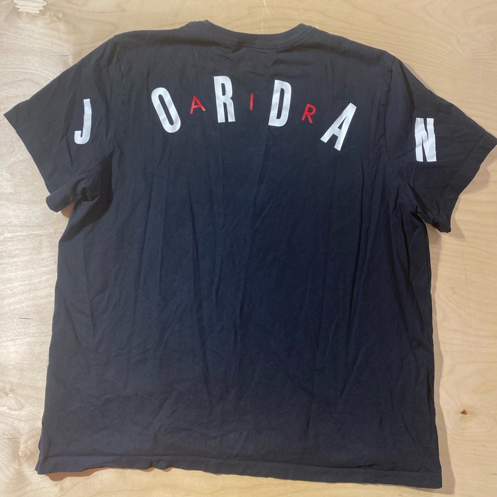 Jordan Black Graphic T-Shirt for Men XXL (PW) - Picture 9 of 10